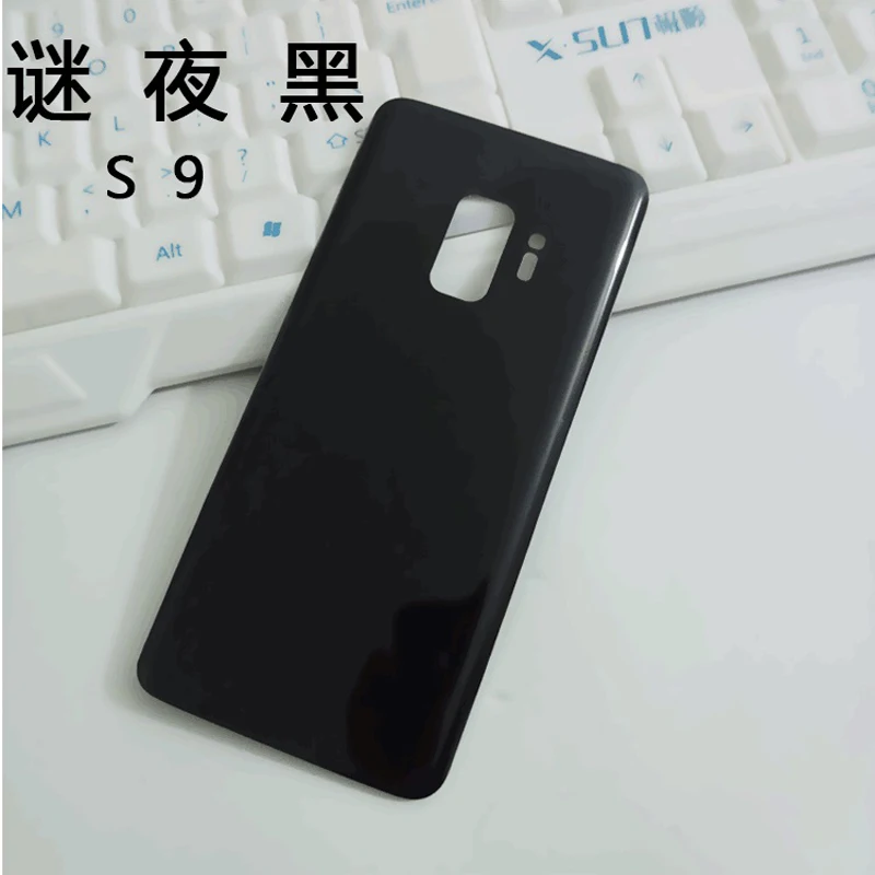 100% Новинка для SAMSUNG Galaxy S9 G960 G960F Plus + G965 Задняя крышка батареи Дверь стеклянная