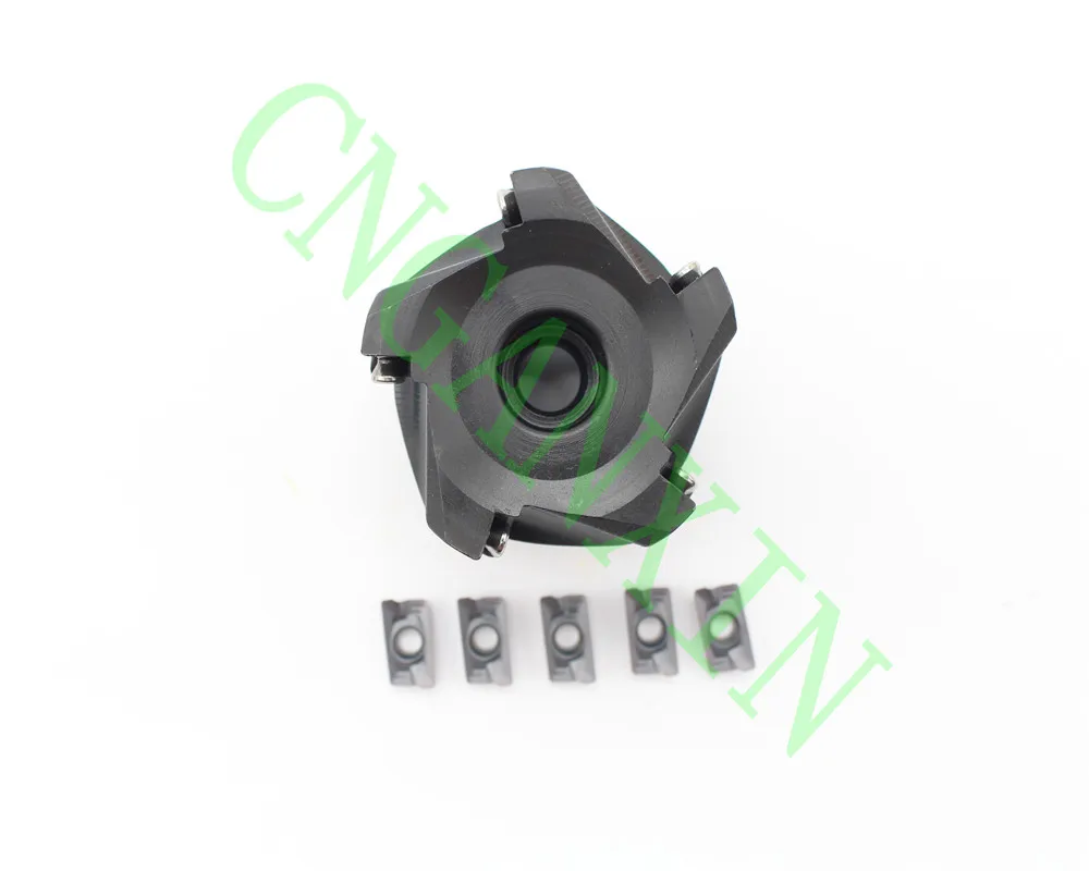 

New 1P BAP400R063T5-22 5Flute Milling Cutter +5P APMT1604PDER -FM 6115