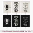 Скандинавская кухня, искусственные кофейные льняные Дверные Шторы, занавески для спальни, домашние декоративные занавески на заказ