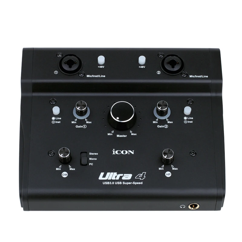 Оригинальный внешний звуковой интерфейс ICON Ultra 4 USB 3 0 звуковая карта 2 В/2 выхода