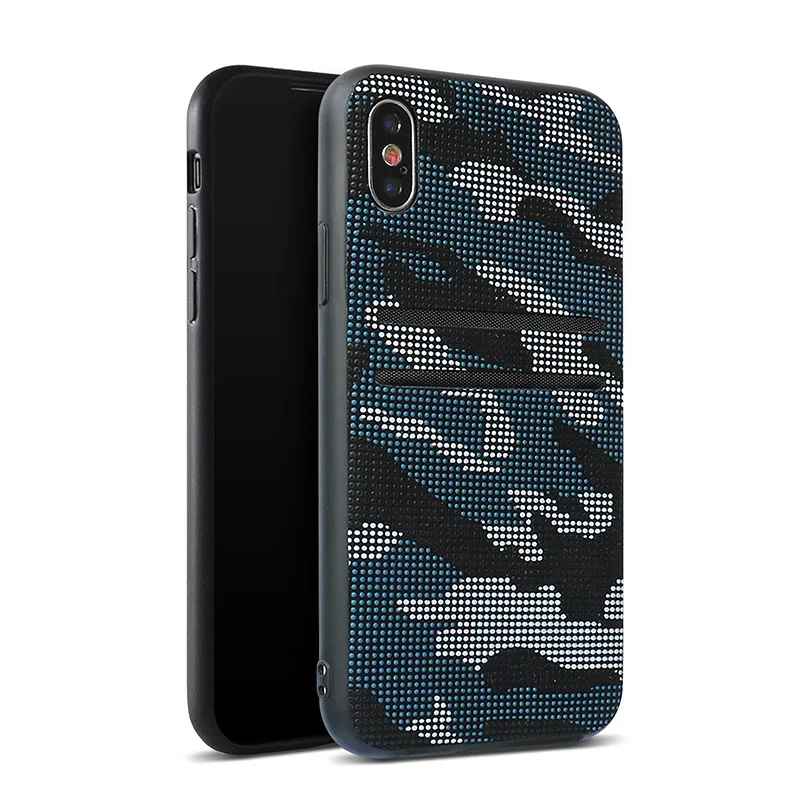 Новый камуфляжный чехол для мобильного телефона с двумя картами iPhone 6/7/8 Plus TPU + PC PU