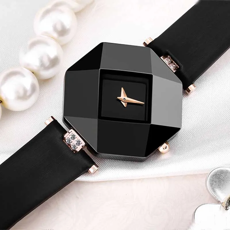 Женские часы браслет для девушек Кристальные минималистичные наручные