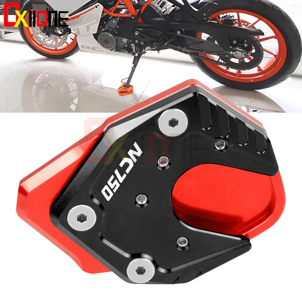 

Motorcycle Aluminum Motobike Foot Side Stand Enlarger Kickstand Enlarge Plate Pad Extension For Honda NC750X/S 2017-2019