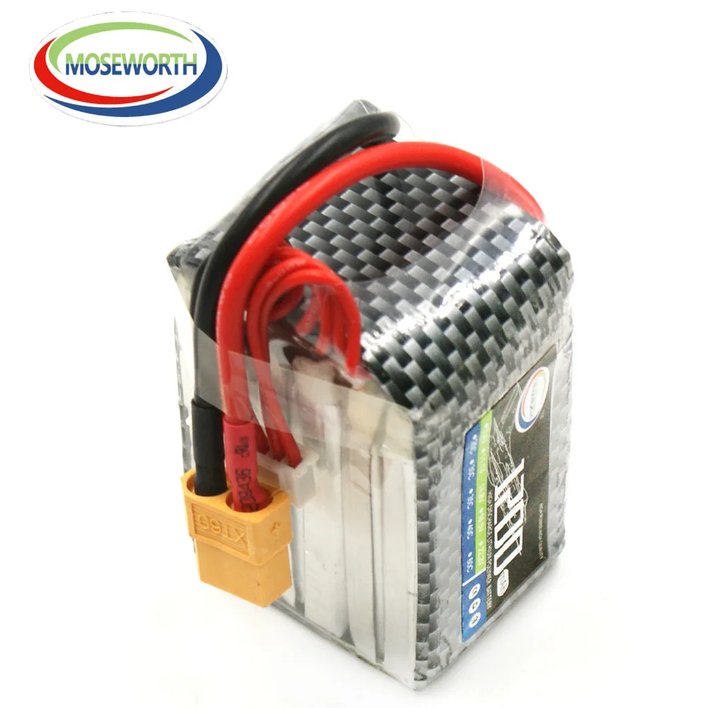 MOSEWORTH 6S 22 2 V 1200mah 40C RC LiPo батарея для вертолета квадрокоптера самолета дрона