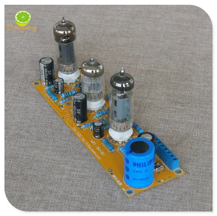 6N2/6N1 6P1 3W*2 stereo power amplifier finished board contains electronic tube amplifier double-sided panel DIY suite.