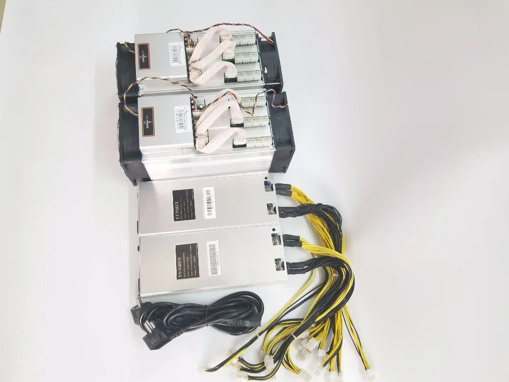 Майнер для биткоинов AntMiner V9 2 шт. 4T 4 терахэш/с с PSU асик Btc BCH лучше чем S9 S9i T9 + WhatsMiner M3