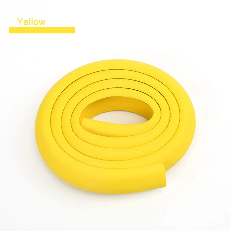 Yellow 2 м детский защита для стола защита кромок письменного стола в полоску домашняя Подушка Защитная полоска безопасные детские средства защиты детей светодиодные панели полосы для ухода за ребенком бампер - Цвет: Yellow