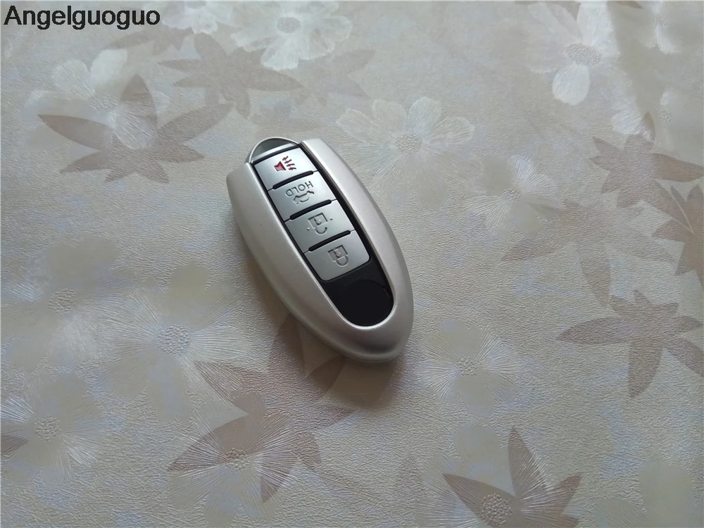 Angelguoguo чехол для автомобильного ключа из алюминиевого сплава Nissan Sunny Teana Altima Note