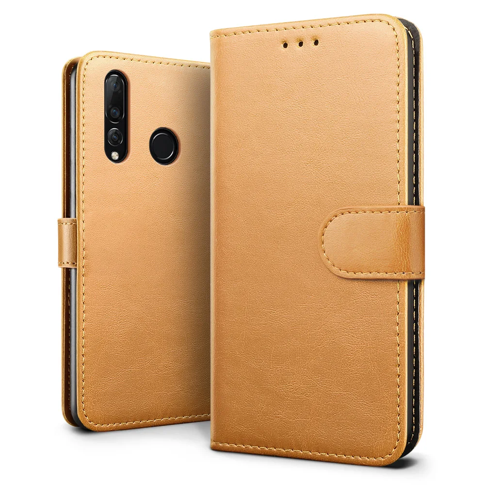 SLEO для huawei Nova 4 3 чехол люкс из искусственной кожи флип кошелек