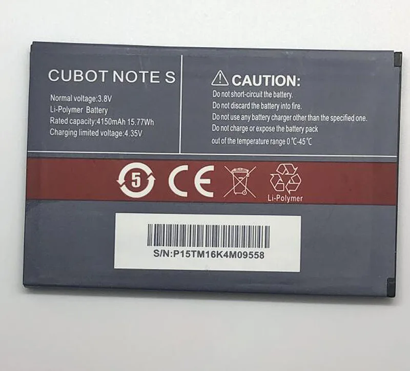 

GeLar 4150mAh 15.77Wh Replacement backup battery For CUBOT Note S Cell Phone