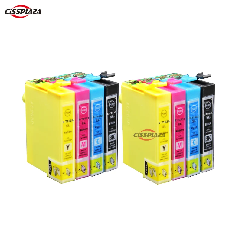 

CISSPLAZA 8 чернильных картриджей 16XL совместимый для Epson WF2010W WF2520NF WF2530WF WF2540WF для Европы peinter