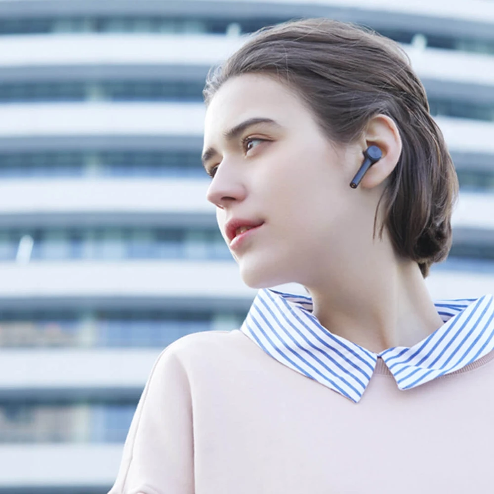 В наличии 2019 оригинальные Xiaomi Air TWS гарнитура Bluetooth настоящие беспроводные стерео спортивные наушники ANC