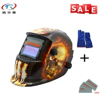 china factory cheap grinding welding helmetargon arc welding maskgrinding welding helmet trq hd14 2200de with blue gloves