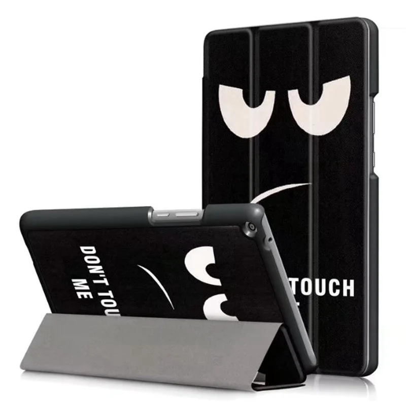 DY Умный чехол из искусственной кожи для huawei MediaPad T3 8,0 KOB-L09 KOB-W09 чехол для планшета Funda чехол для Honor Play Pad 2 Чехол+ подарки - Цвет: DY