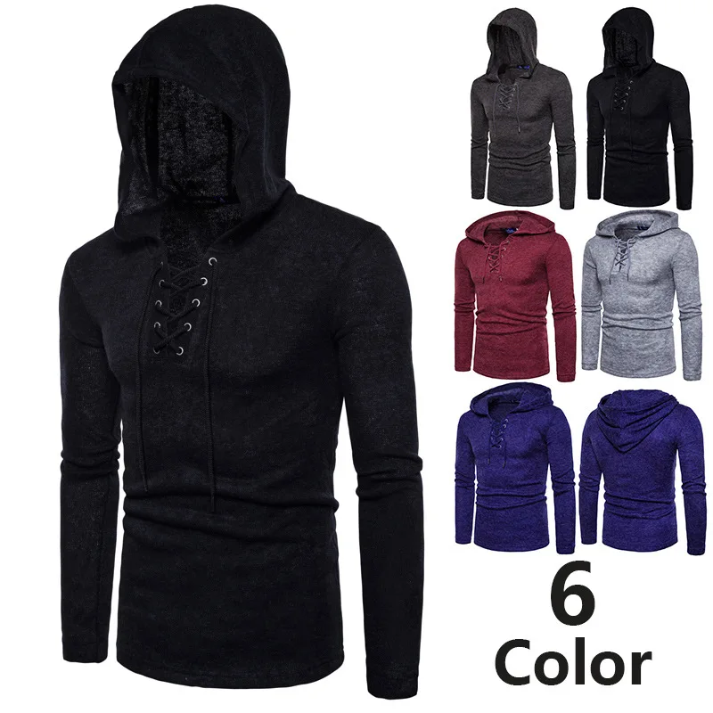 Мужской свитер с высоким воротом и капюшоном новинка осень зима 2019 мужской Assassin