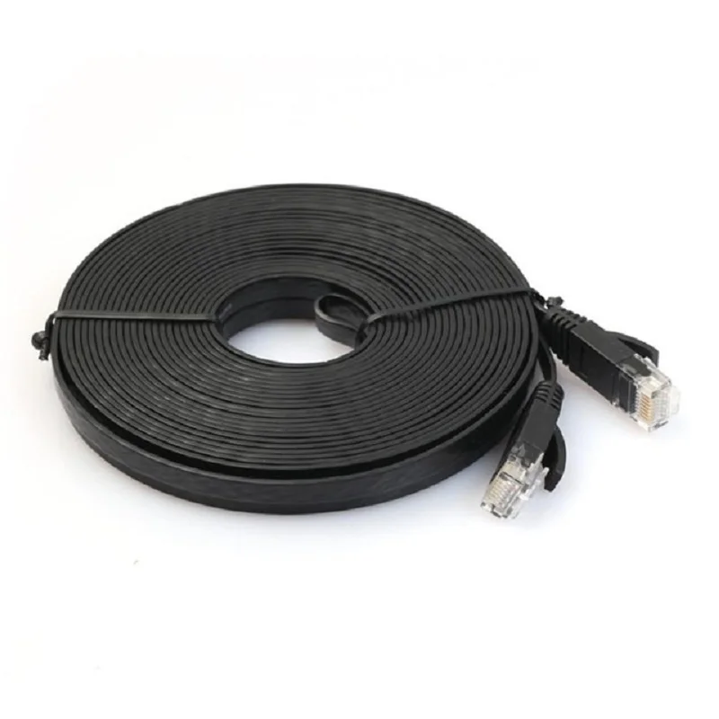 10pack  10m 30ft  cable CAT6 Flat UTP Ethernet Network Cable RJ45 Patch LAN cable
