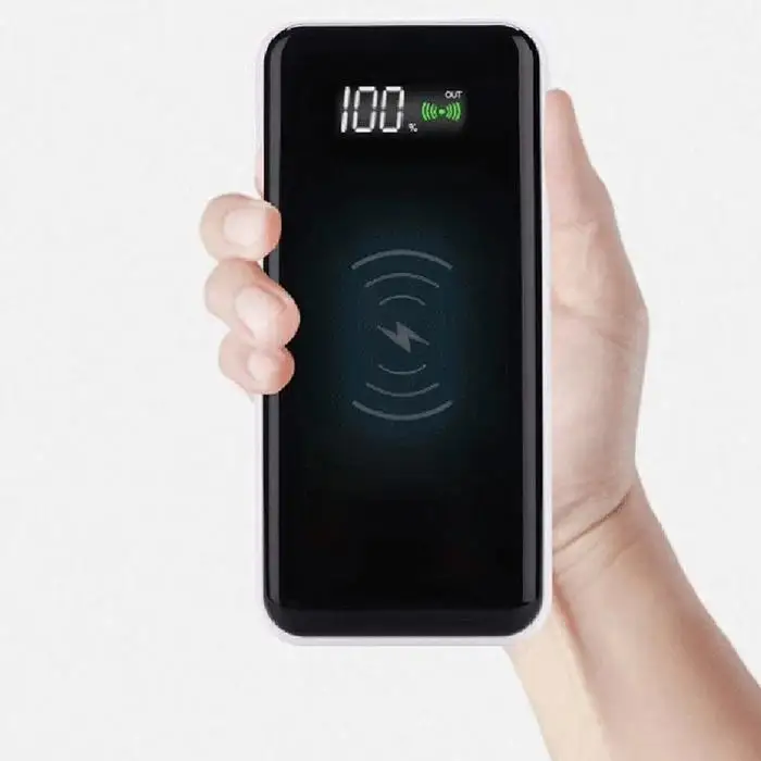 10000 мАч беспроводной портативный внешний аккумулятор повербанк USB power Bank