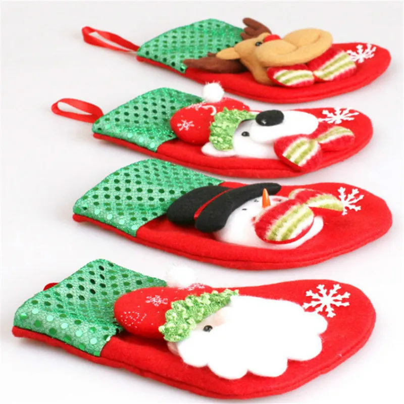 Лидер продаж новые модные Носки с рисунком Санта Клауса снеговика лося