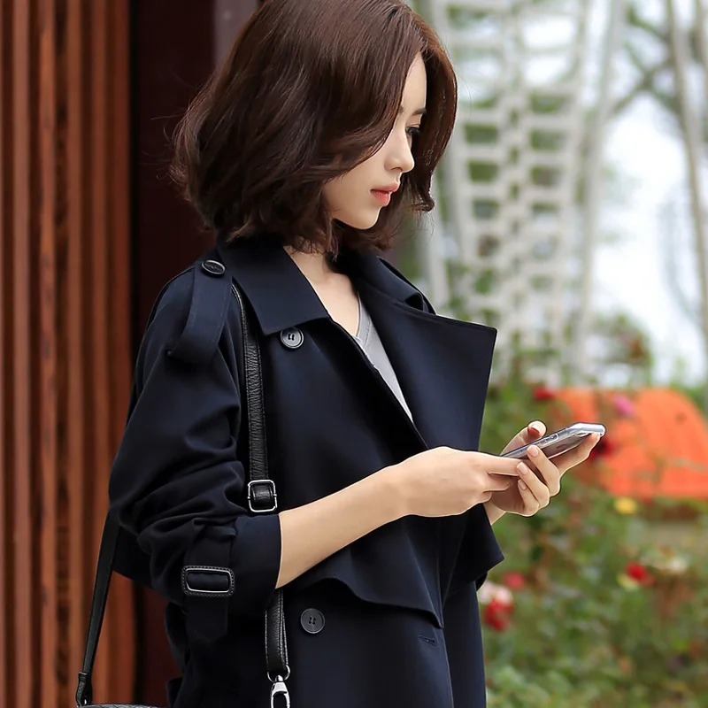 Распродажа 2018 однотонное Тканое пальто для девочек корейский Весенний новый