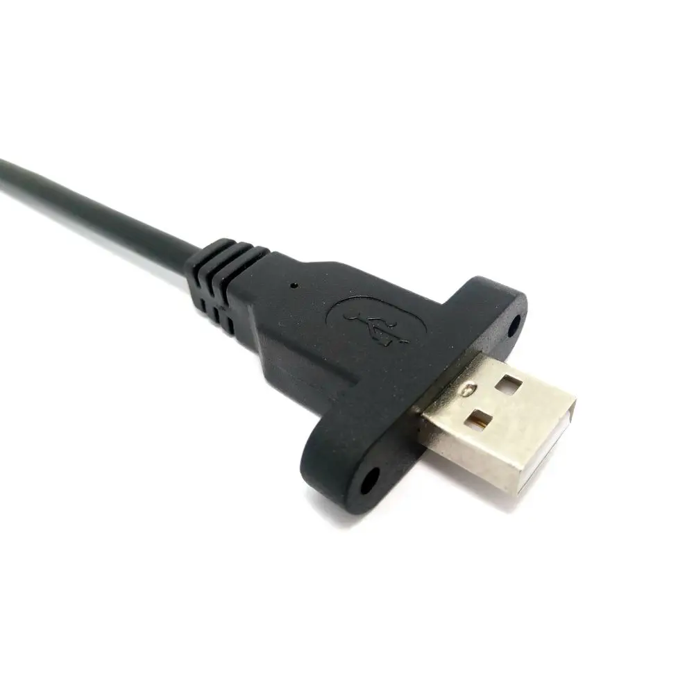 USB мужчин и женщин Расширение двойной головкой с уха M3 резьбовое отверстие кабель