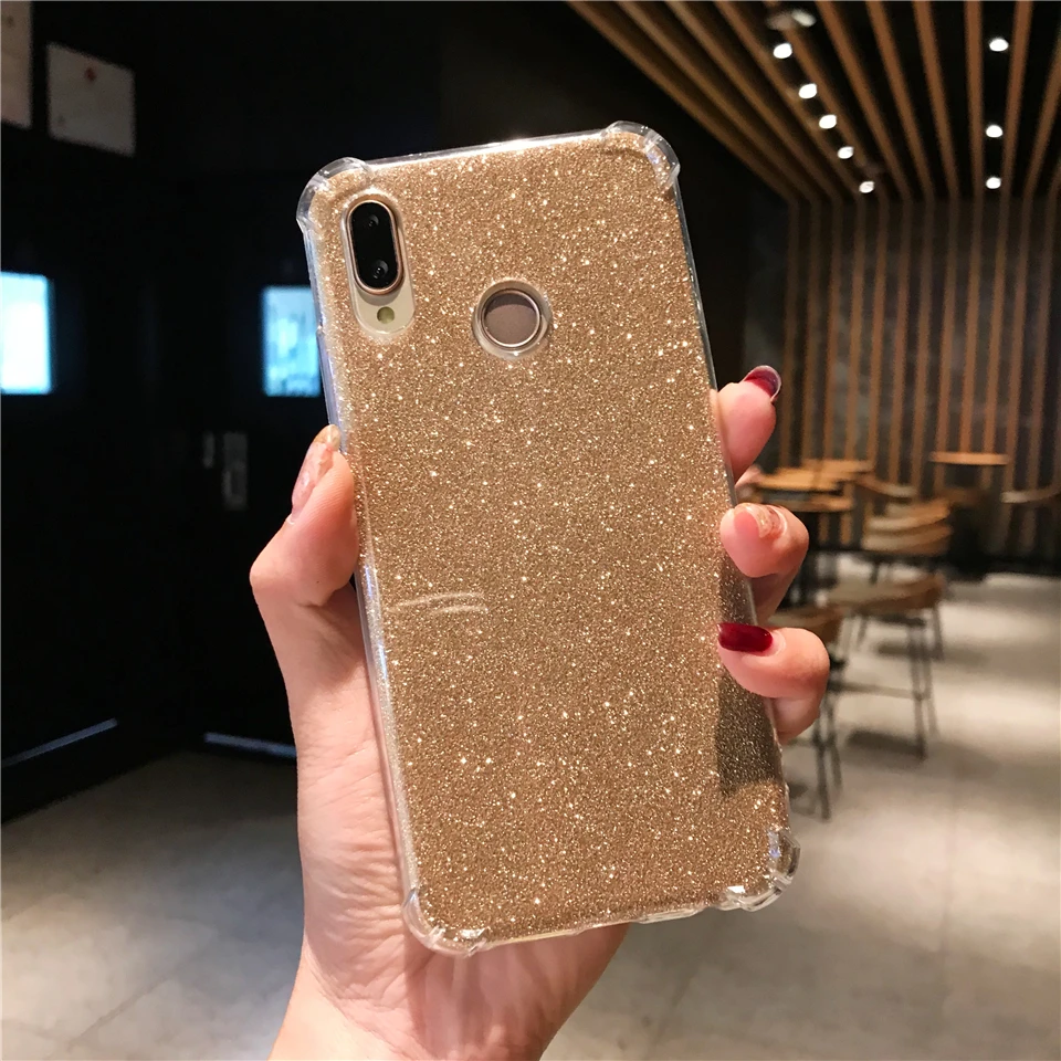 Противоударный Блестящий Защитный чехол для XiaoMi A2 Lite A1 9 SE 8 Play RedMi 7 6 Pro S2 6A 5A 4A 4X