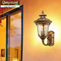 Outdoor wall lamp outdoor balcony corridor door post wall  European style villa courtyard landscape lighting