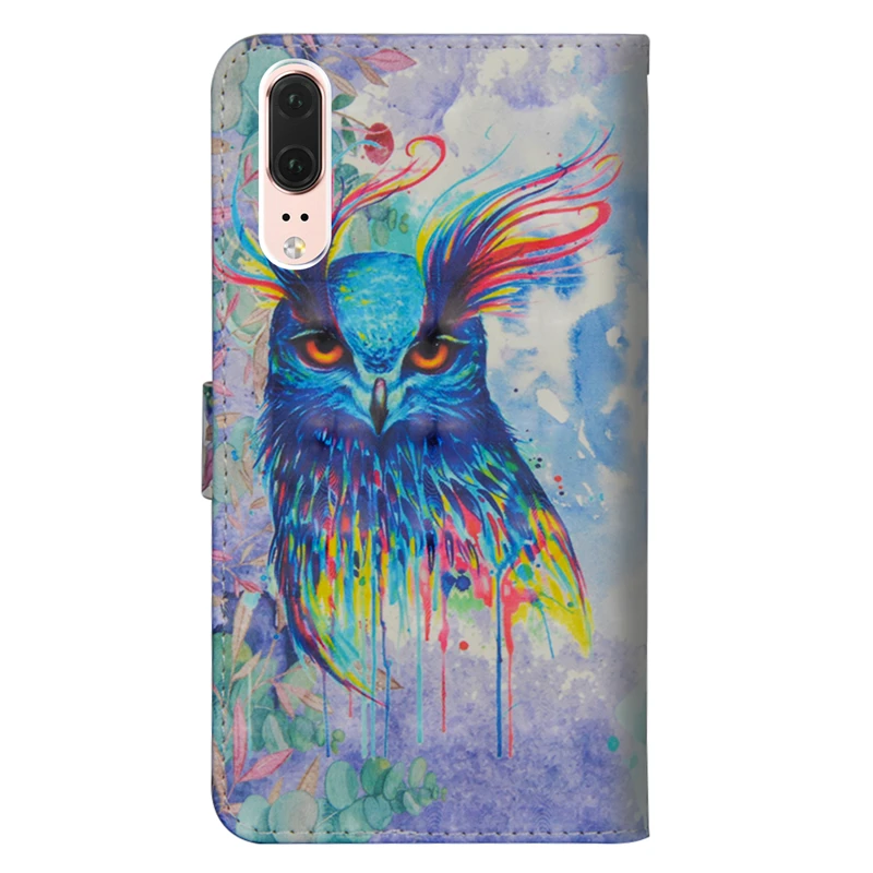 JYERAECOM флип-кейс из искусственной кожи + чехол-кошелек для Huawei P20 Lite/P20 Pro Y3 2017 Y5 Y6 2018 P