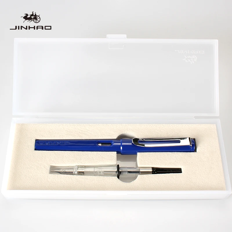 Jinhao 599a Подарочная авторучка, роскошная ручка Iraurita для каллиграфии Dolma Kalem Pluma Fuente Caneta Tinteiro 0,38 мм и 0,5 мм, чернильная ручка