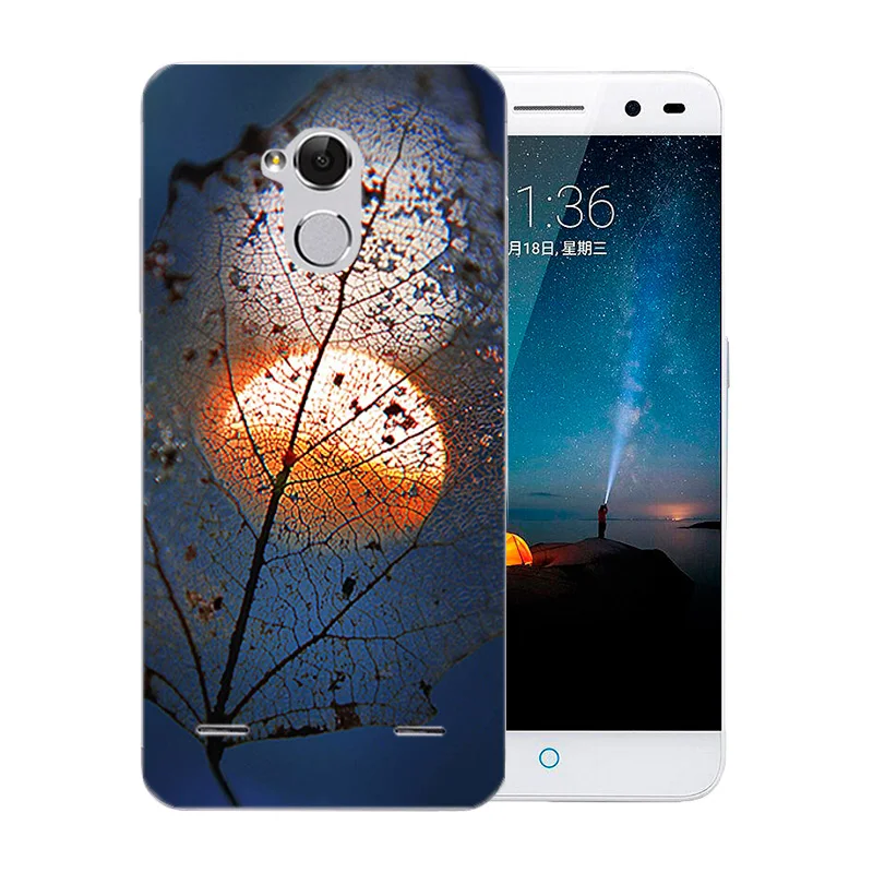 5 0 дюйма для ZTE Blade V7 Lite прозрачные чехлы телефона Мягкие силиконовые с узором
