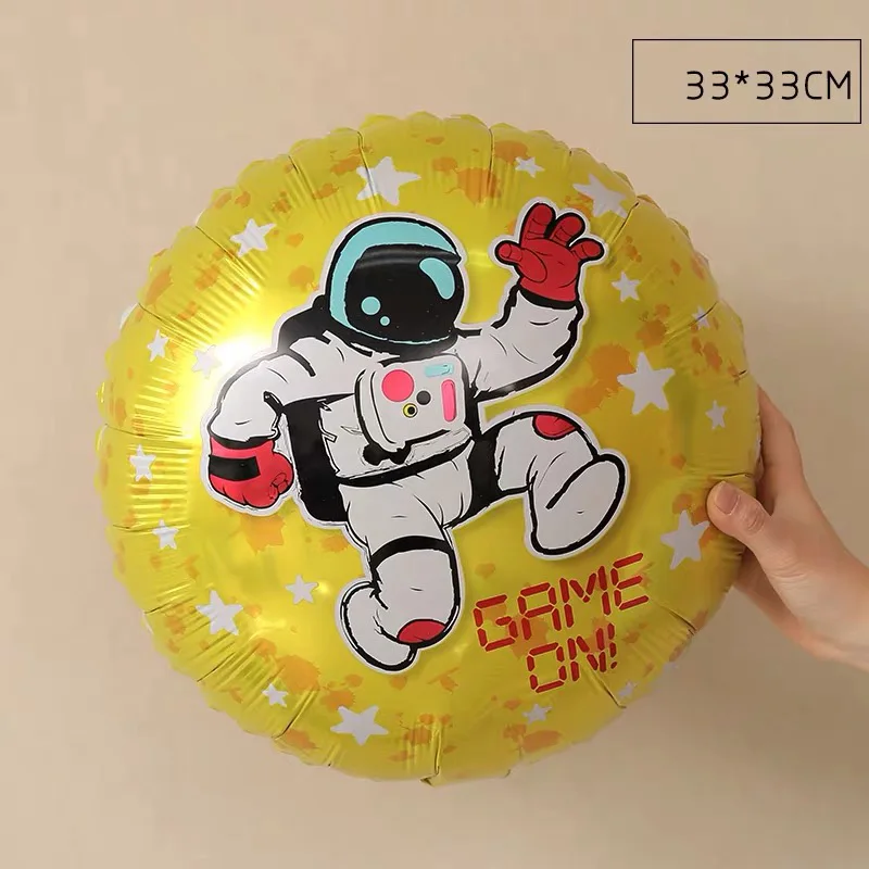 18INCH Космическая серия фольгированные воздушные шары с днем рождения вечерние украшения Планета Земля Исследуйте защиту окружающей среды тема Луна стат - Цвет: 18INCH