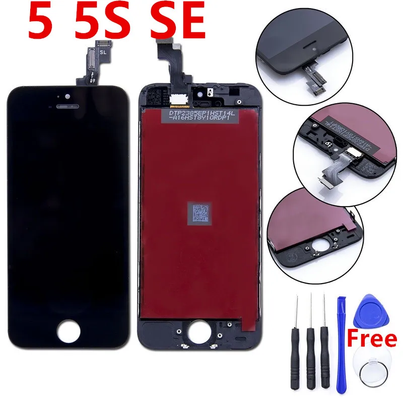 Для iPhone 5 5S SE ЖК дисплей Дисплей Сенсорный экран планшета сборки для Экран телефон