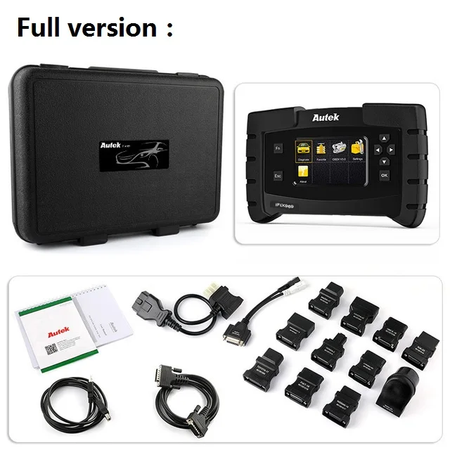 Full version Autek OBD OBD2 автомобиля диагностический инструмент программы кодирования двигателя подушка безопасности; ABS SRS EPB SAS ESP TPMS сбросить иммобилайзер IFIX-969 автомобиль сканер - Цвет: Full version