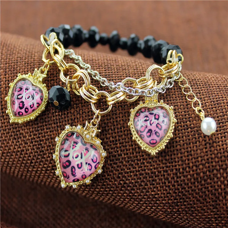 Модный браслет 2014 новый модный и чистый свежий элегантный с леопардовым принтом
