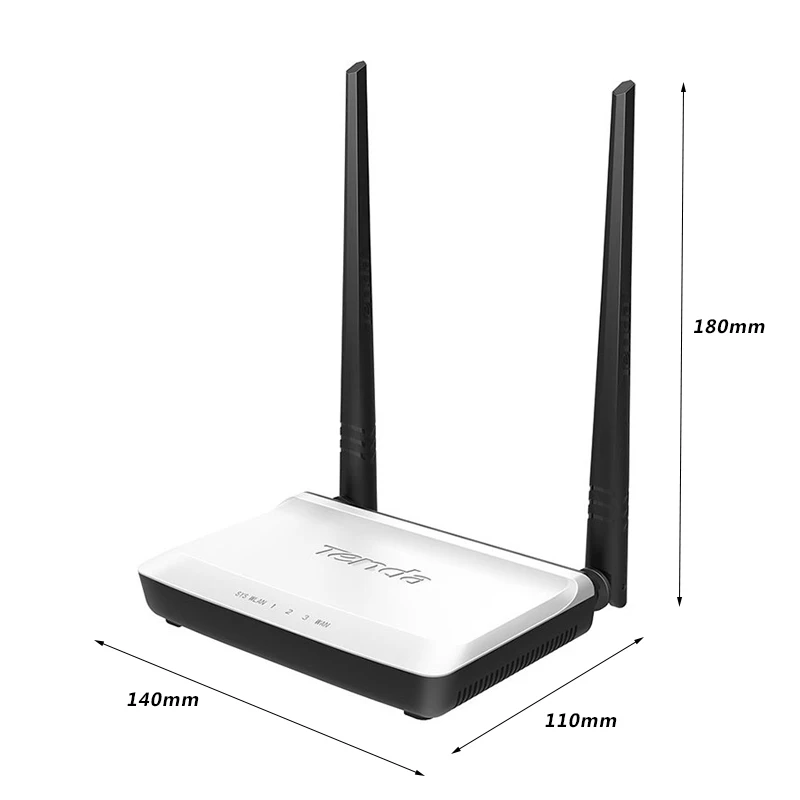 Tenda N300 300 Мбит/с Беспроводной Wi-Fi маршрутизатор Wi-Fi повторителя Booster, прошивки нескольких языков, 802.11b/g/n, 1WAN+ 3LAN Порты, легкая установка