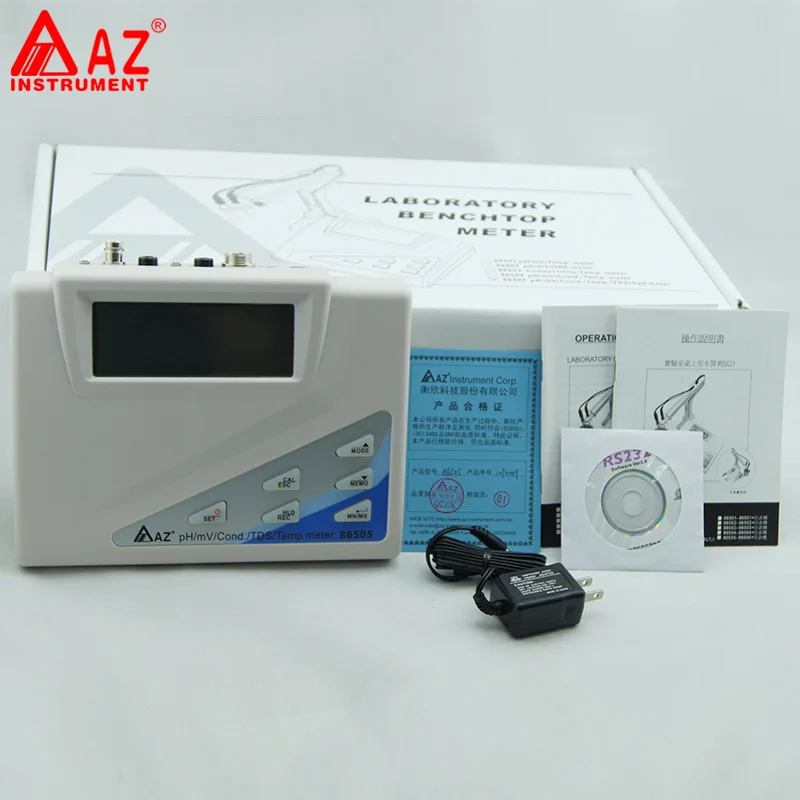 AZ 86505 PH mV ORP TDS солевой проводимости Настольный тестер воды Анализатор метр RS232|tester