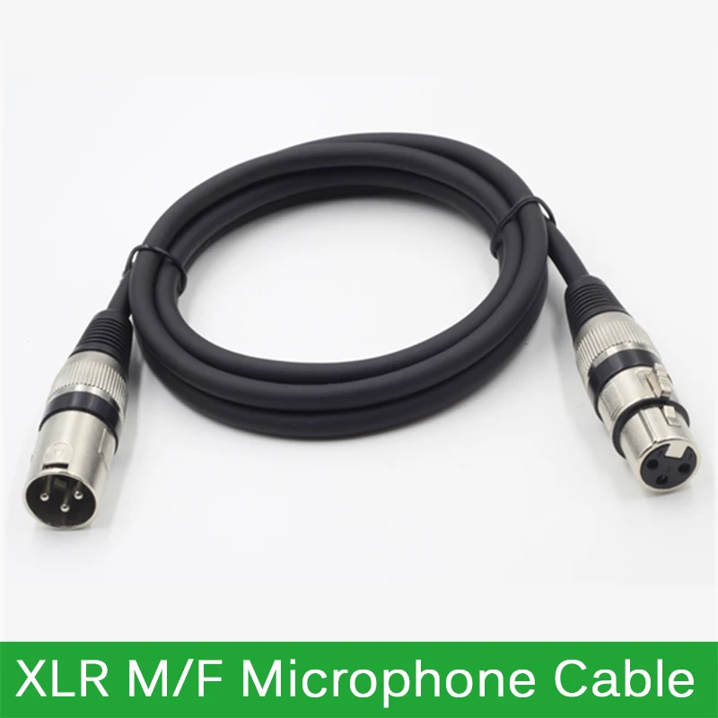 Лидер продаж Три контактный XLR микрофонный кабель Мужской Женский Разъем cannon