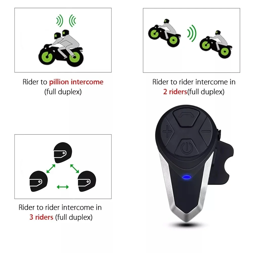 BT-S3, 1000 м, мотоциклетный шлем, домофон, беспроводной шлем, Bluetooth гарнитура, водонепроницаемый, BT, переговорный, Intercomunicador Moto FM