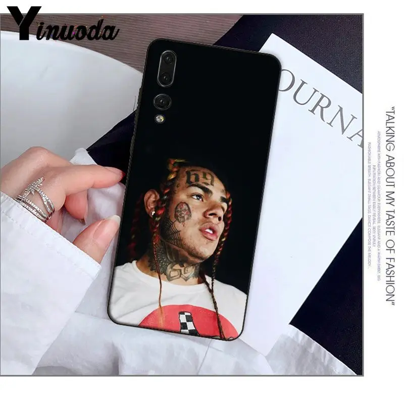 Yinuoda хип-хоп рэппер Tekashi 69 6ix9ine красивые аксессуары для телефона чехол Huawei Mate10 Lite P20