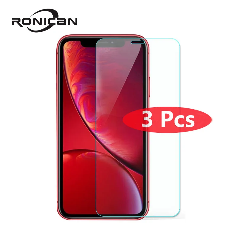 3 шт для iPhone XR X XS Max 11Pro Закаленное стекло Защитная пленка экрана 6 6s 7 8 Plus 5 5S SE 2020