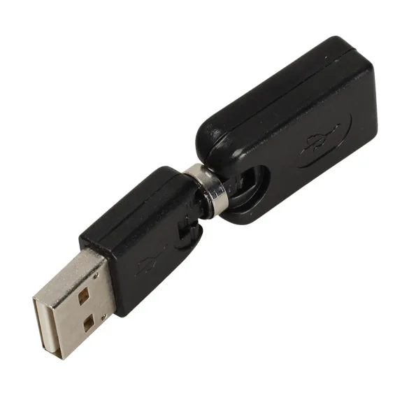 

NEW Flexible Swivel Twist Angle 360 Degree Rotating USB 2.0 Adapter