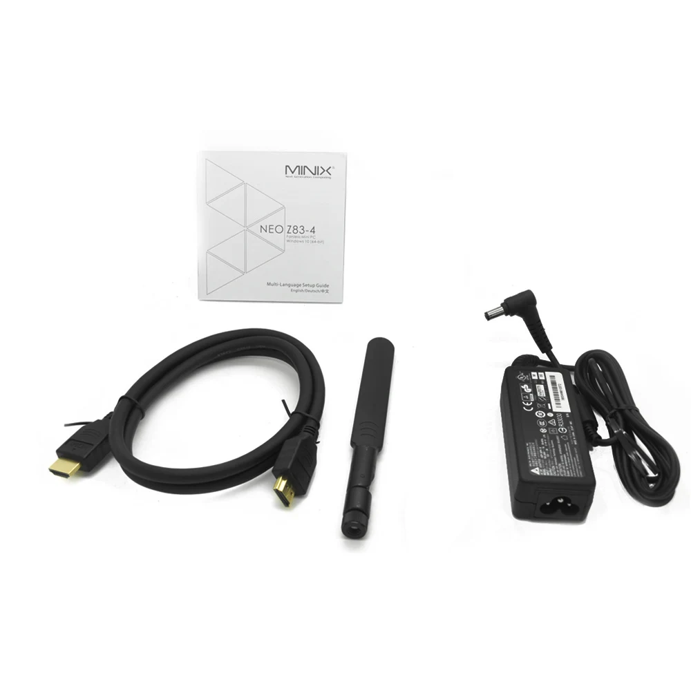 MINIX NEO Z83-4 Мини ПК Windows 10 64 бит Intel Atom X5-Z8350 4 ГБ 32 безвентиляторный Настольный MiniPC