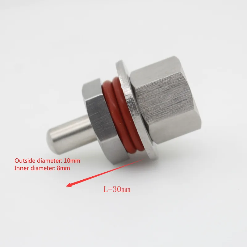 Набор из нержавеющей стали 304 Thermowell с запорной гайкой 1/2 дюйма DN15 термометр деталь