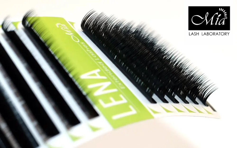 [0 20 C/D] LENA Black Pearl Fiber индивидуальное наращивание ресниц от Mia Lash Lab | Красота и