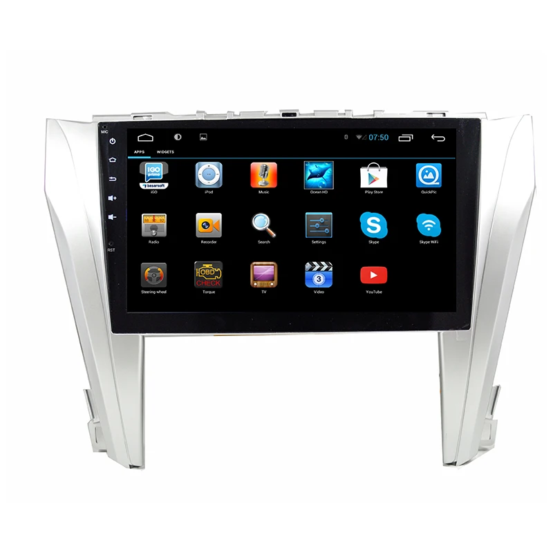 Aoluoya IPS RAM 2 ГБ + 32 Android 7 1 автомобильный DVD GPS навигация для Toyota Camry 2015 2016 аудио радио