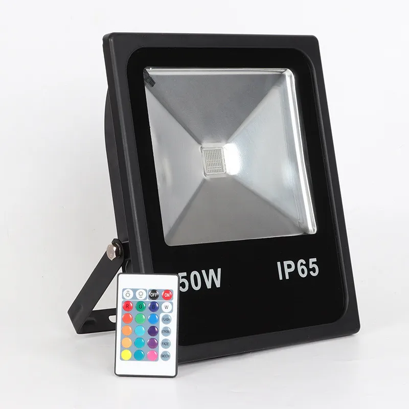 Светодиодный RGB прожектор 10 Вт 20 30 50 100 150 200 Вт|Прожекторы| |