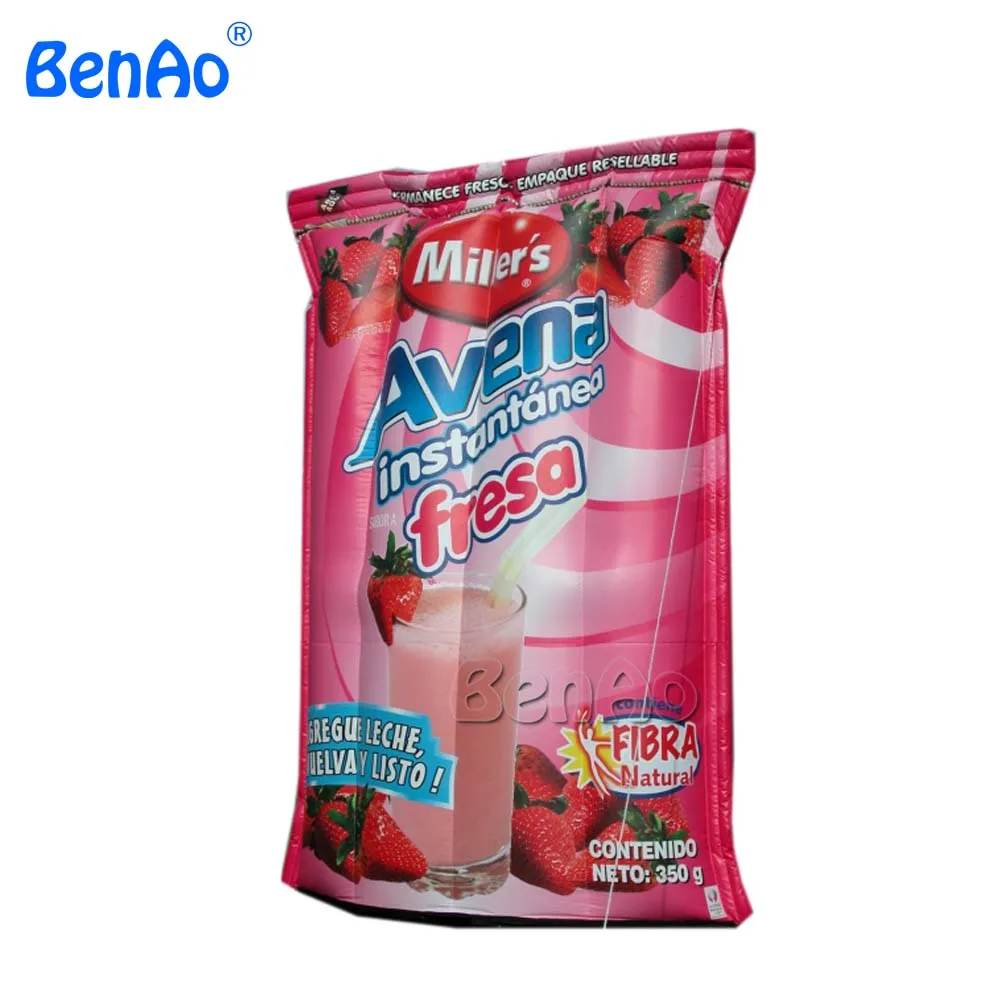 

Z337 Free shipping Custom PVC inflatable big product,Inflatable beverage bag replica for promotion amd advertising