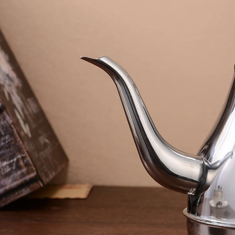 Кувшин для воды Silver заварочный чайник из нержавеющей стали с фильтром длинным