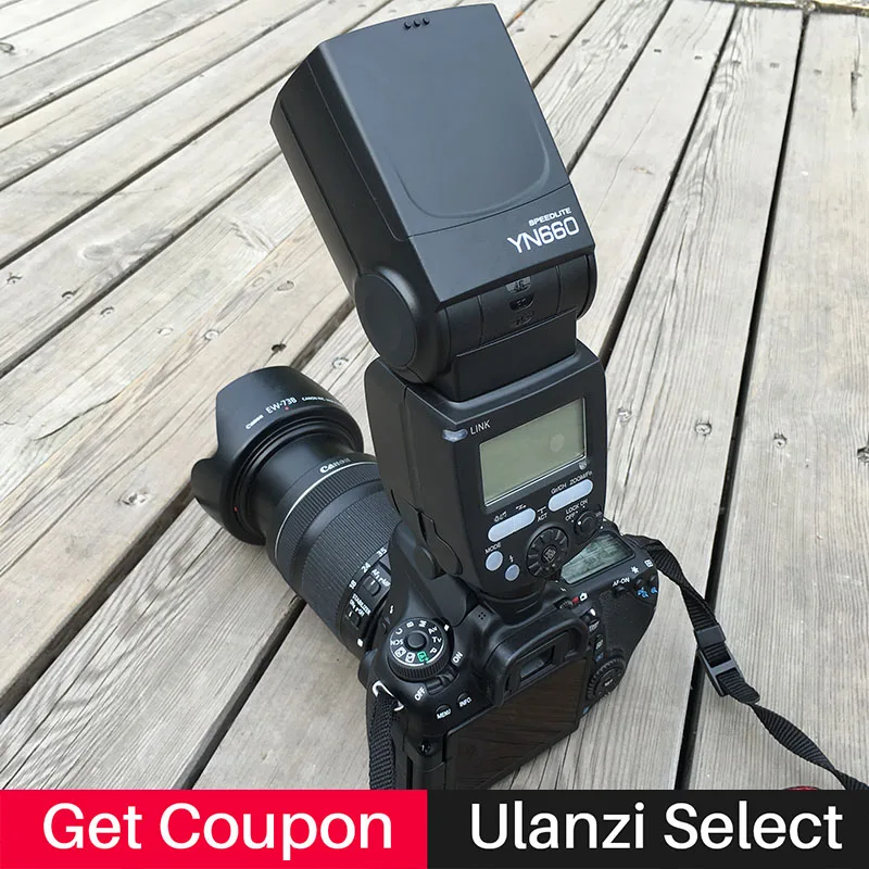 YONGNUO YN660 YN 660 Вспышка Speedlite GN66 2 4 г Беспроводной радио ведомый трансивер