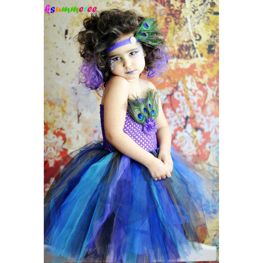 Платье-пачка с повязкой на голову и пачкой TS131 | Детская одежда обувь