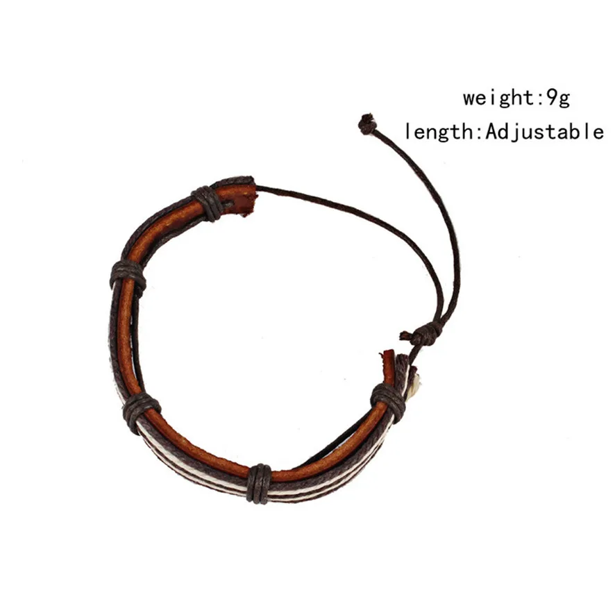 Регулируемый браслет в полоску из пеньковой веревки 102510 2018|hemp rope bracelet|rope braceletbracelet